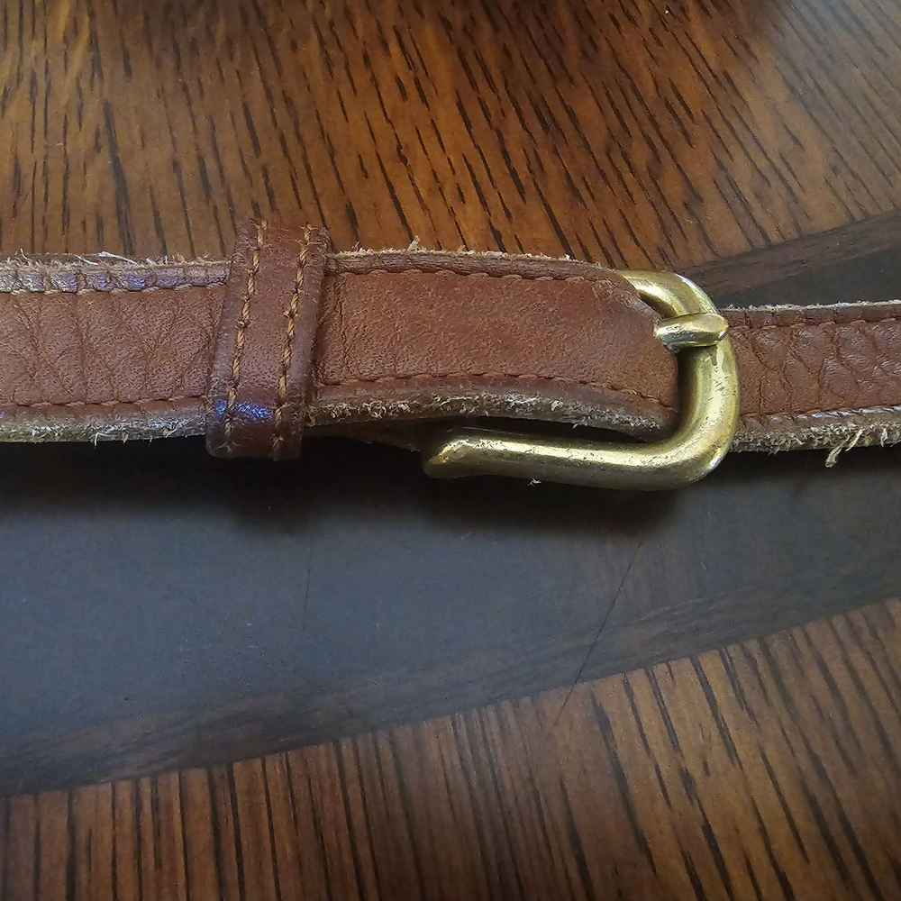 Coach Vintage Glove-Tanned Slouchy Brown Leather Crossbody Bag Made In USA - Picture 5 of 14